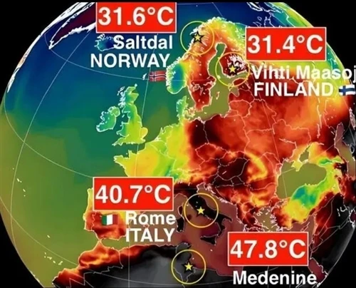 Zakaj je Evropa tako vroča?